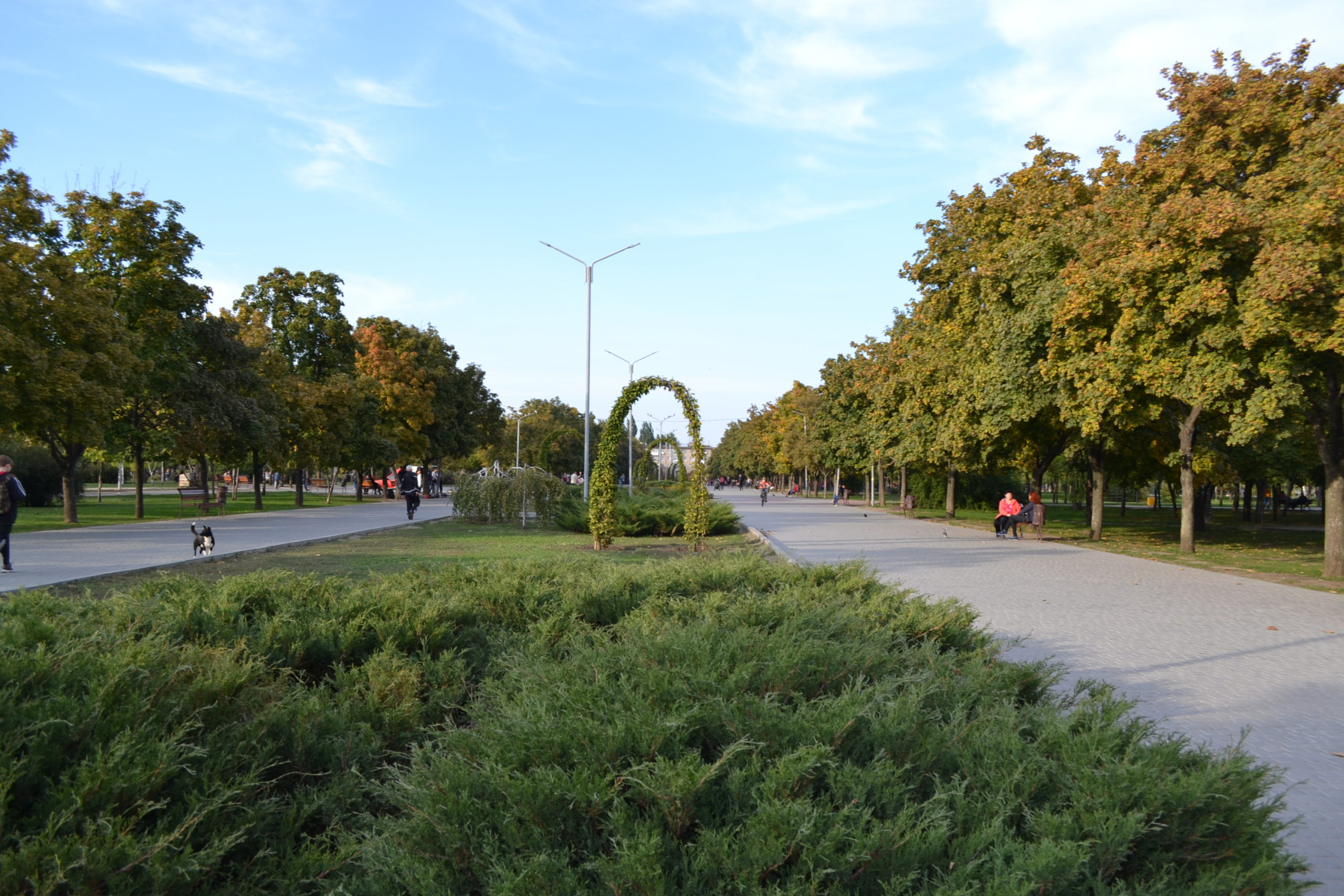 Напротив парка. Запорожье парк Гагарина. Парк Победы Запорожье. Новый парк на Запорожской. Парк имени Гагарина Севастополь.